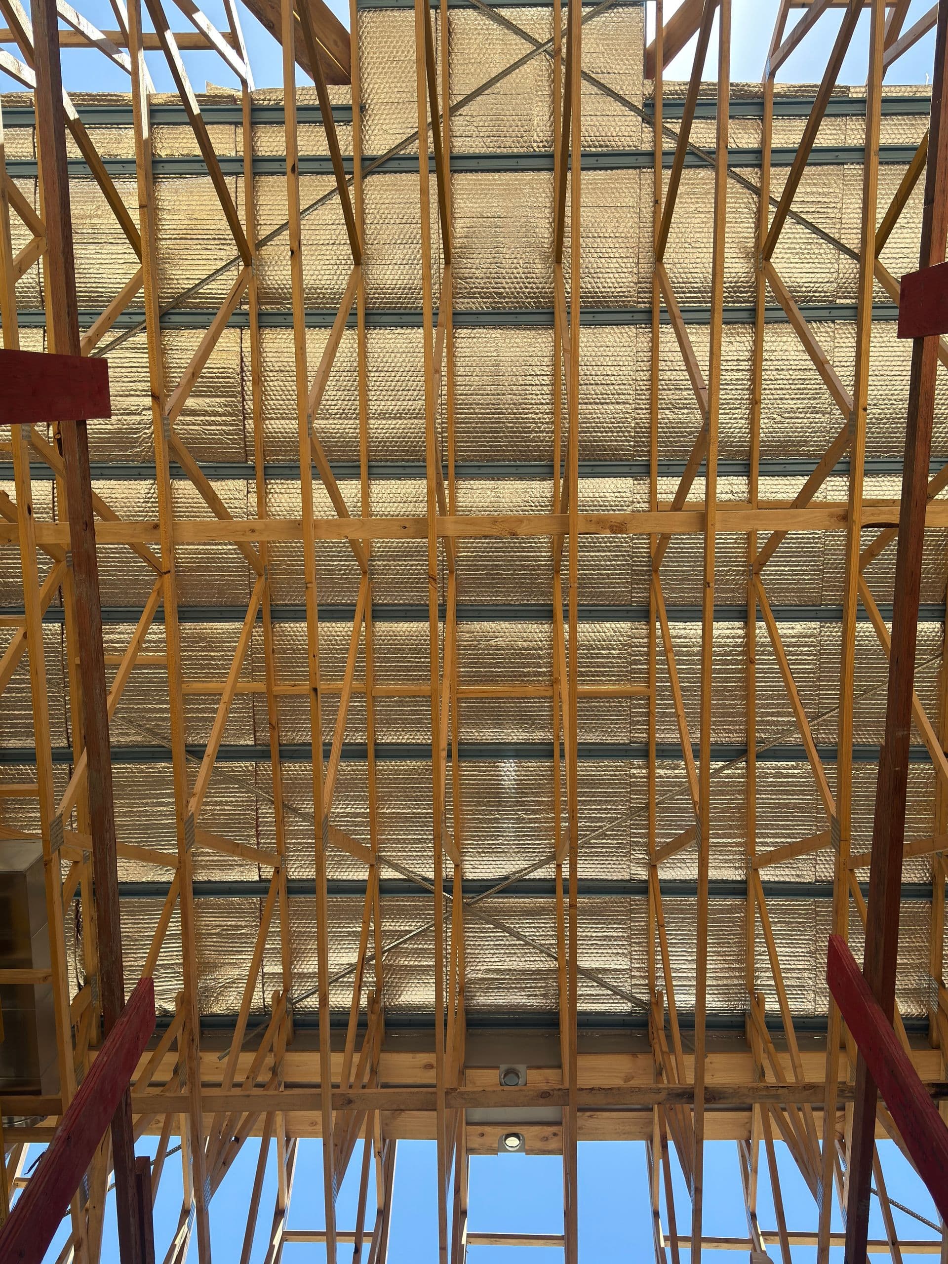 Roof Trusses Installed